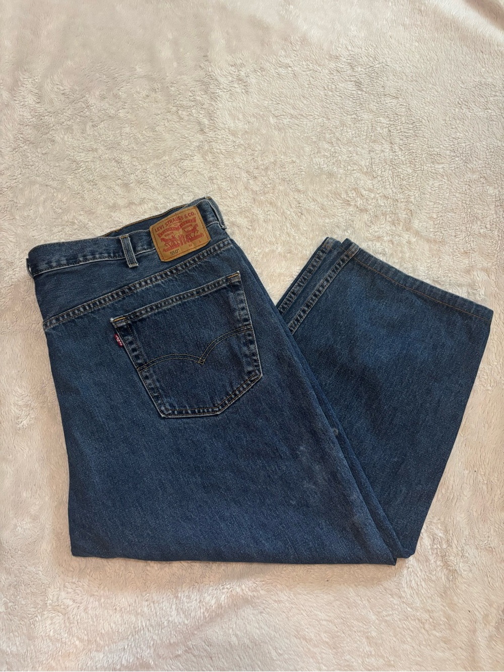 Levi’s 550 Relaxed Fit Jeans Men’s Size 46x30 Blue Denim Classic Casual